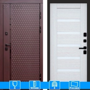 Входная дверь Престиж 125812 Шоколад Царга лиственница