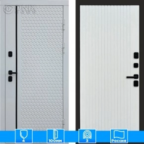 Входная дверь Престиж 125831 Flat белый софт