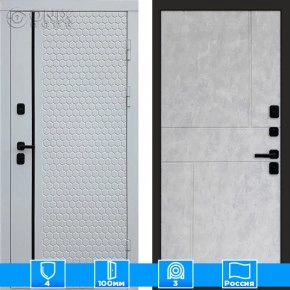 Входная дверь Престиж 125836 бетон светлый