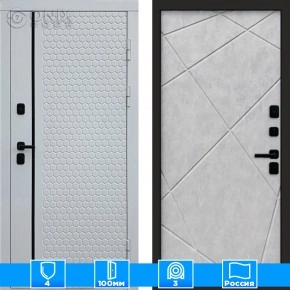 Входная дверь Престиж 125855 бетон светлый