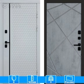 Входная дверь Престиж 125856 бетон темный