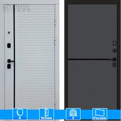 Входная дверь Престиж 125867 графит