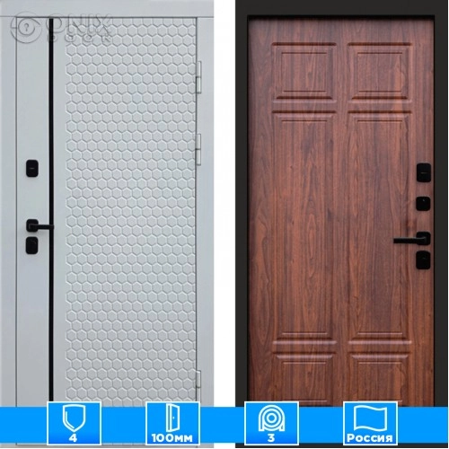 Входная дверь Престиж 125869 Орех премиум