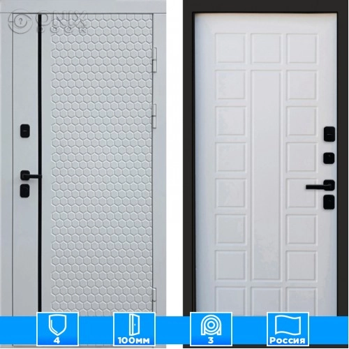 Входная дверь Престиж 125876 белое дерево