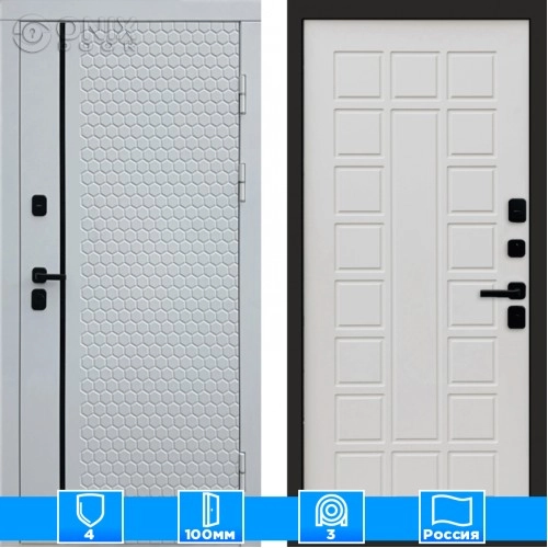 Входная дверь Престиж 125877 бежевый матовый