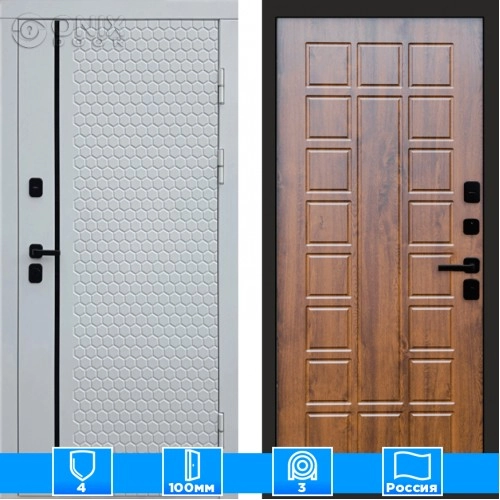 Входная дверь Престиж 125878 дуб