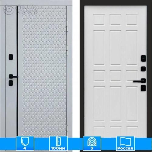 Входная дверь Престиж 125880 белое дерево