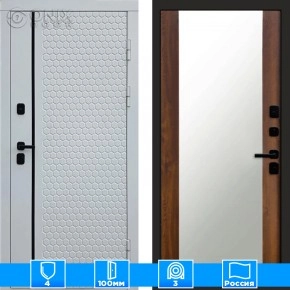 Входная дверь Престиж 125888 Зеркало дуб