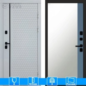 Входная дверь Престиж 125891 Зеркало фацет грей софт