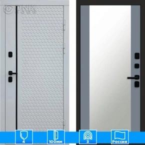 Входная дверь Престиж 125892 Зеркало грей софт