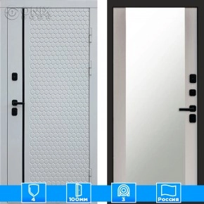 Входная дверь Престиж 125893 Зеркало лиственница