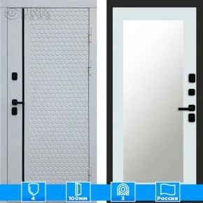 Входная дверь Престиж 125895 Зеркало триумф белый софт