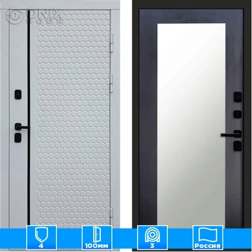 Входная дверь Престиж 125899 Зеркало триумф венге