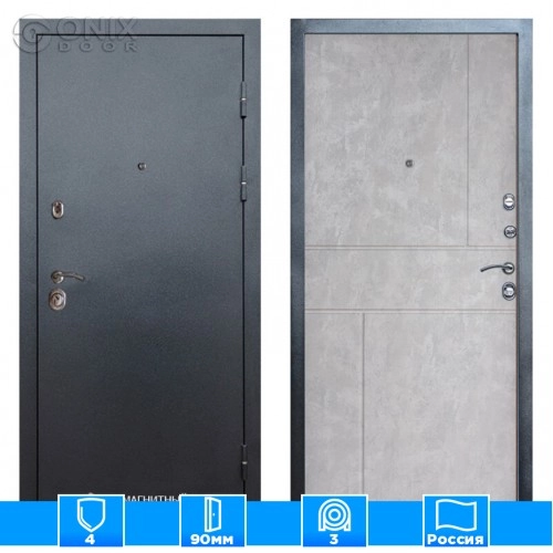 Входная дверь Престиж 125904 бетон светлый