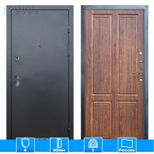 Входная дверь Престиж 125915 Орех стандарт