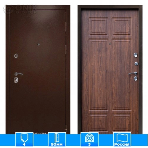 Входная дверь Престиж 125946 Орех премиум