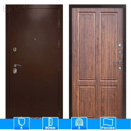 Входная дверь Престиж 125947 Орех стандарт