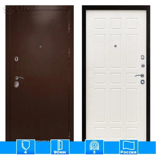 Входная дверь Престиж 125952 белое дерево