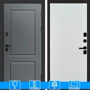 Входная дверь Престиж 125967 Flat белый софт