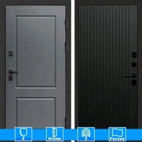 Входная дверь Престиж 125968 Flat черный кварц