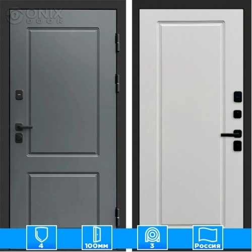 Входная дверь Престиж 125976 белый софт