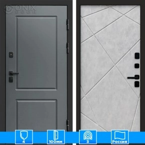 Входная дверь Престиж 125991 бетон светлый