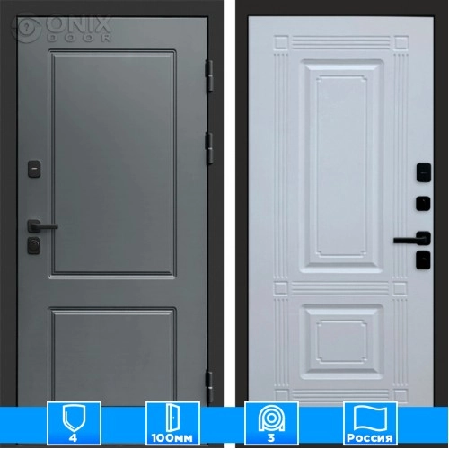 Входная дверь Престиж 125993 белый софт