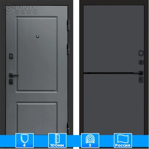 Входная дверь Престиж 126003 графит