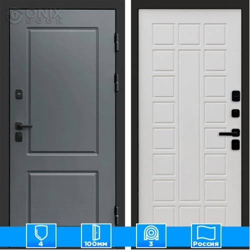 Входная дверь Престиж 126013 бежевый матовый