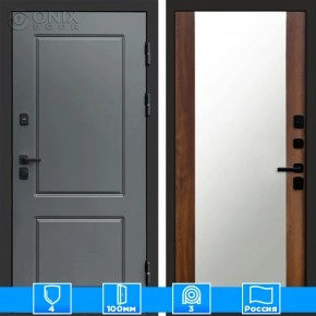 Входная дверь Престиж 126024 Зеркало дуб