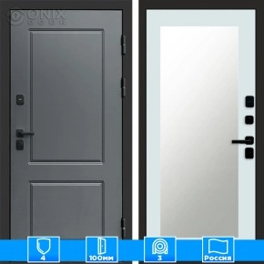 Входная дверь Престиж 126031 Зеркало триумф белый софт