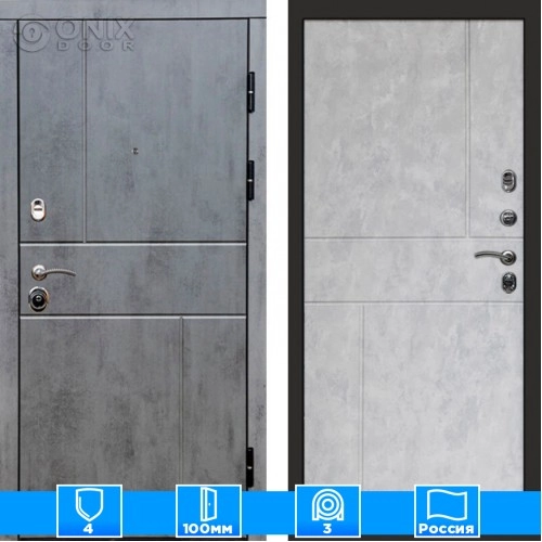 Входная дверь Престиж 126040 бетон бетон светлый