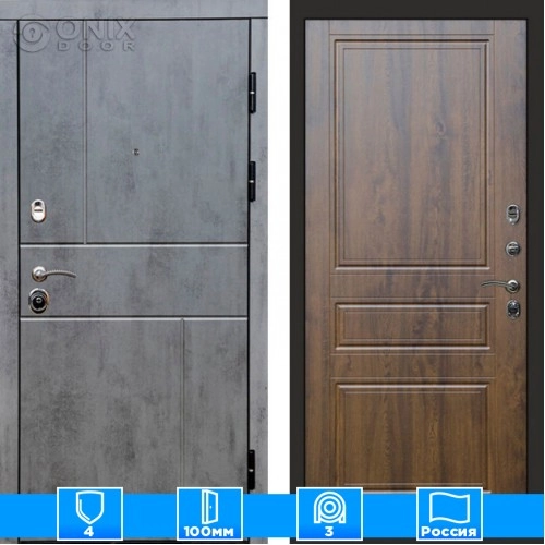 Входная дверь Престиж 126044 бетон дуб