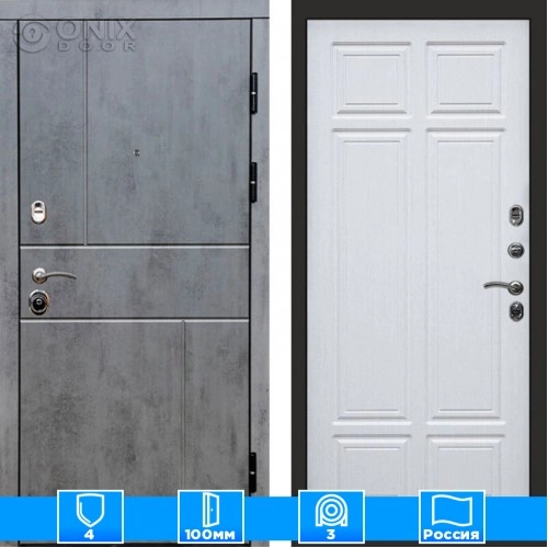 Входная дверь Престиж 126047 бетон Лиственница премиум