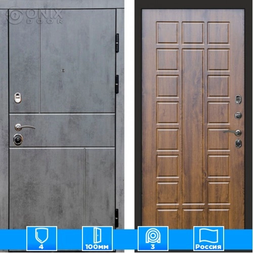 Входная дверь Престиж 126055 бетон дуб