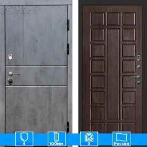 Входная дверь Престиж 126056 бетон венге