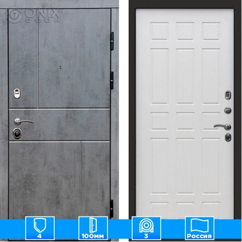 Входная дверь Престиж 126059 бетон лиственница