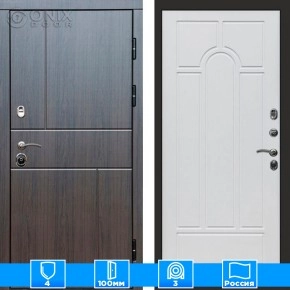 Входная дверь Престиж 126069 венге Арка белое дерево