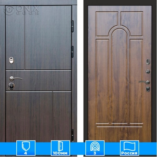 Входная дверь Престиж 126070 венге Арка дуб