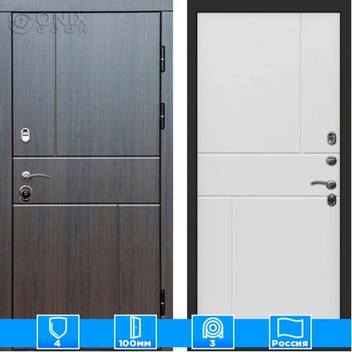 Входная дверь Престиж 126072 венге белый