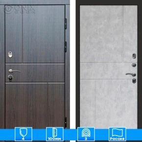 Входная дверь Престиж 126073 венге бетон светлый