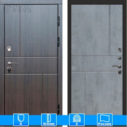 Входная дверь Престиж 126074 венге бетон темный