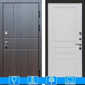 Входная дверь Престиж 126075 венге белый матовый