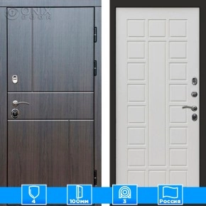 Входная дверь Престиж 126087 венге бежевый матовый