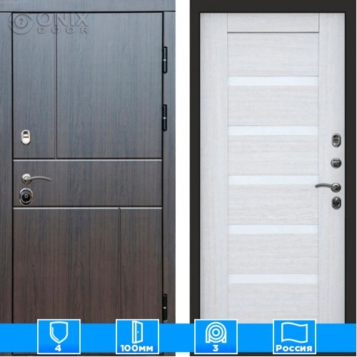 Входная дверь Престиж 126093 венге Царга лиственница