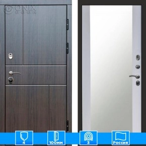 Входная дверь Престиж 126094 венге Зеркало белый софт