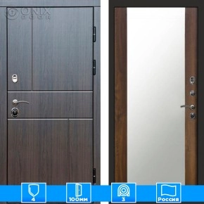 Входная дверь Престиж 126096 венге Зеркало дуб