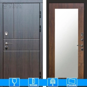 Входная дверь Престиж 126099 венге Зеркало триумф дуб