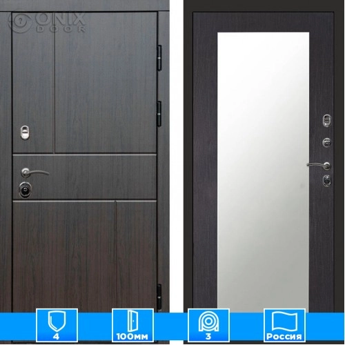 Входная дверь Престиж 126101 венге Зеркало триумф венге