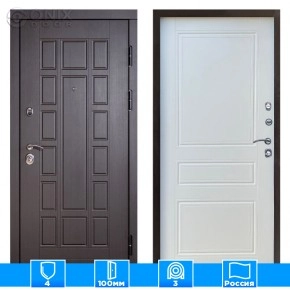 Входная дверь Престиж 126108 белый матовый